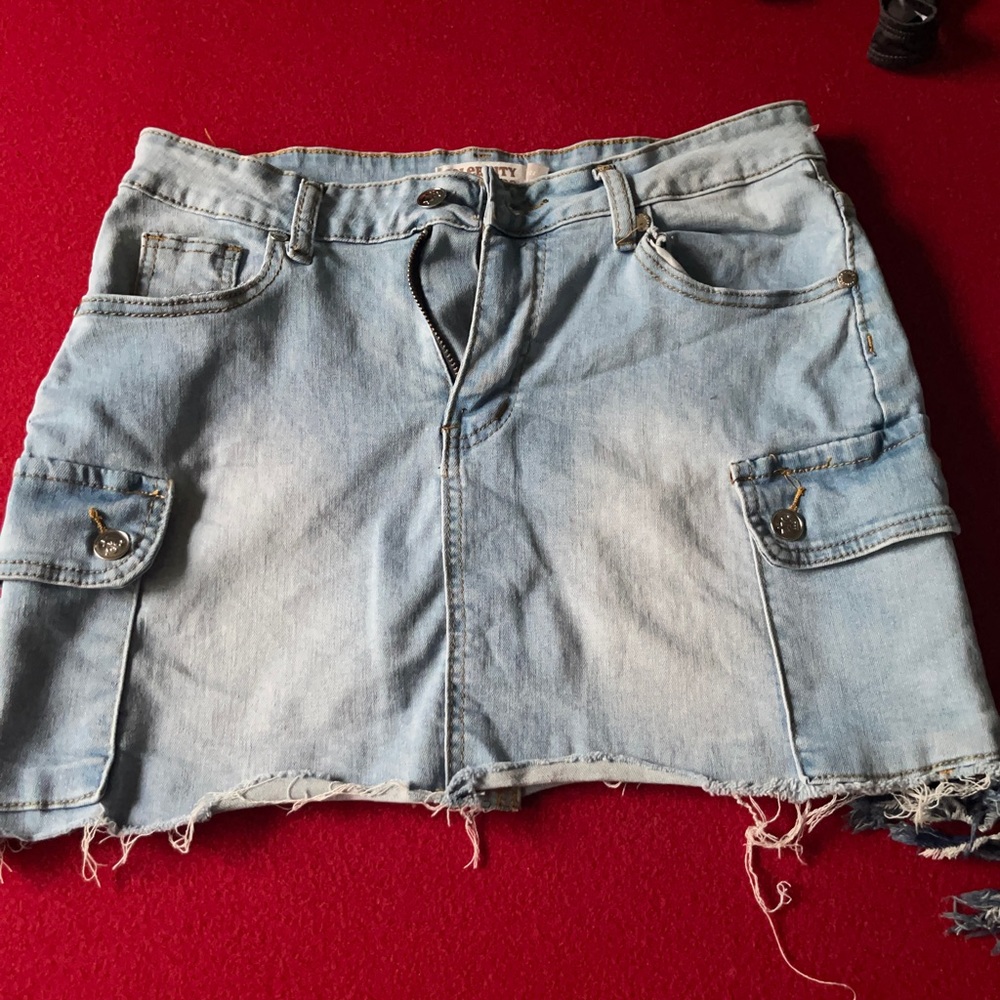 JEAN MINI SKIRT